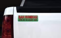 10in x 3in Bah Humbug Magnet Magnetic Christmas Bumper Magnets Holiday Sign