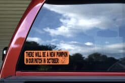 10in x 3in New Pumpkin Our Patch Baby Bumper Sticker Vinyl Stickers