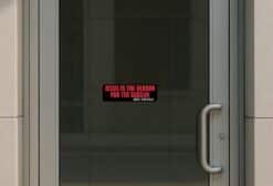 10in x 3in Jesus Is the Reason Bumper Sticker Vinyl Christmas Stickers