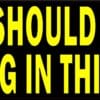 10in x 3in Fear The Dog Sticker Vinyl Animal Caution Stickers Decal Signs