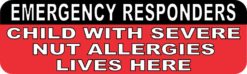 Child With Severe Nut Allergies Sticker