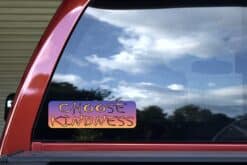 10in x 3in Faded Purple Choose Kindness Bumper Sticker Vinyl Stickers Decal