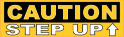 caution step up