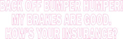 bumper humper sticker