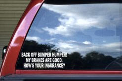 bumper humper sticker