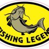 fishing legend sticker