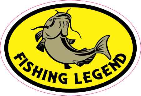 fishing legend sticker