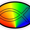 christian fish sticker