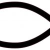 christian fish sticker