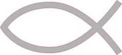 christian fish stickers