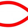 christian fish sticker
