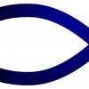 christian fish sticker