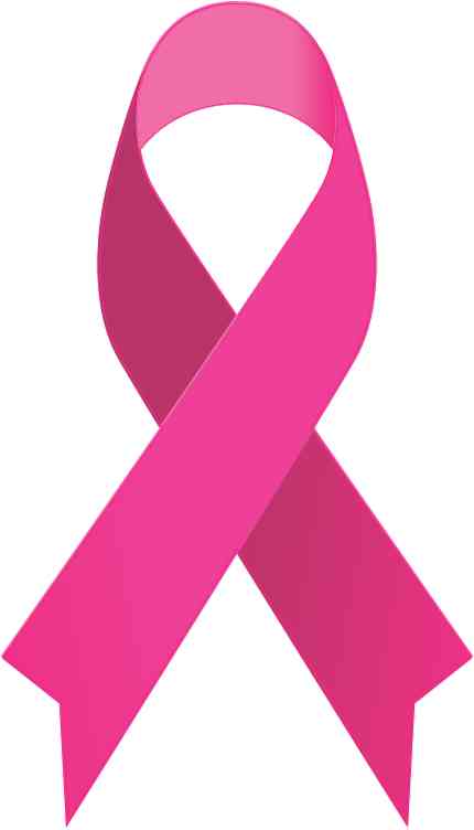 Pink Breast Cancer Ribbon Sticker