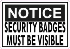 must be visible