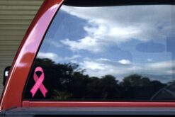 Breast Cancer Survivor Ribbon Vinyl Sticker
