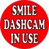 dashboard camera sticker