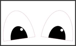 funny eyes sticker
