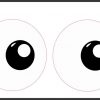 funny eyes sticker