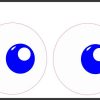 funny eyes sticker