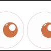 funny eyes sticker