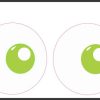 funny eyes sticker