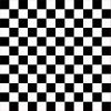 Black Checkered Hobby Cutter Vinyl Sticker