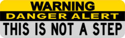 not a step warning