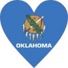 Oklahoma Heart Sticker