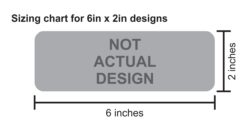 Alternative view of 6in x 2in Diesel Fuel Sticker
