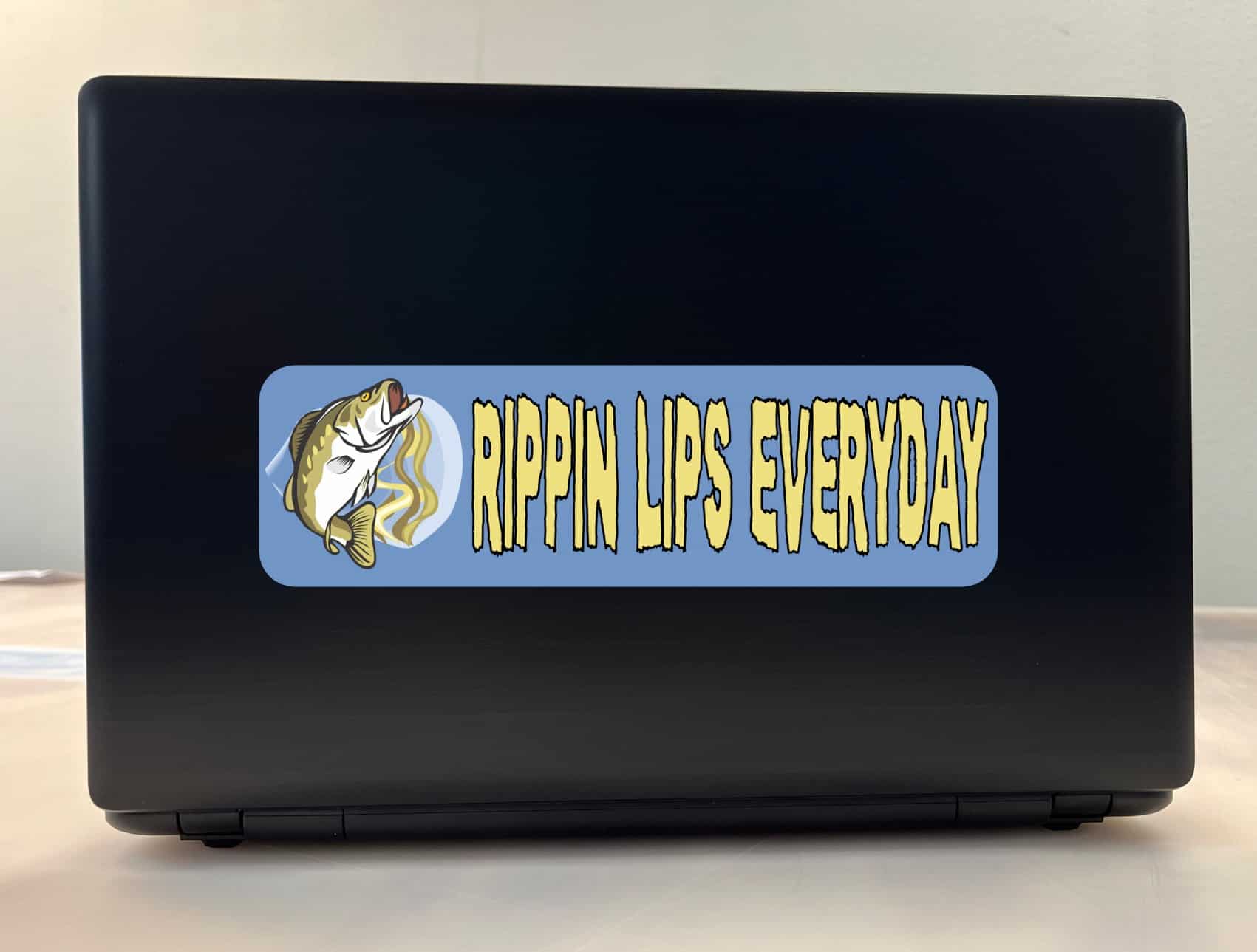 10in x 3in Rippin Lips Bumper Sticker Vinyl Sports Fishing Decal Stickers - Image 3
