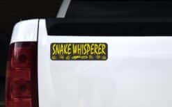 10in x 3in Snake Whisperer Magnet Magnetic Vinyl Animal Bumper Magnets