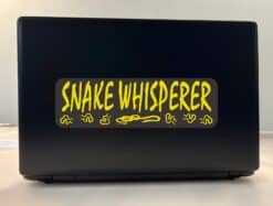 10in x 3in Snake Whisperer Bumper Sticker Vinyl Animal Car Decal Stickers