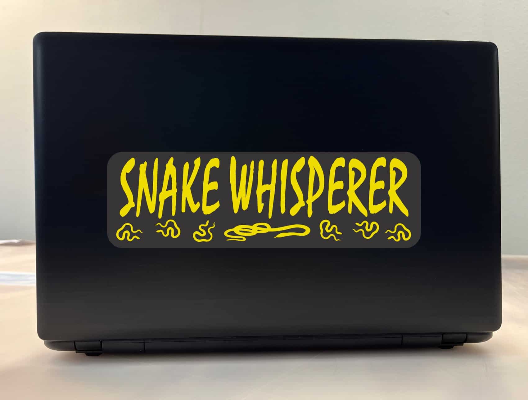 10in x 3in Snake Whisperer Bumper Sticker Vinyl Animal Car Decal Stickers