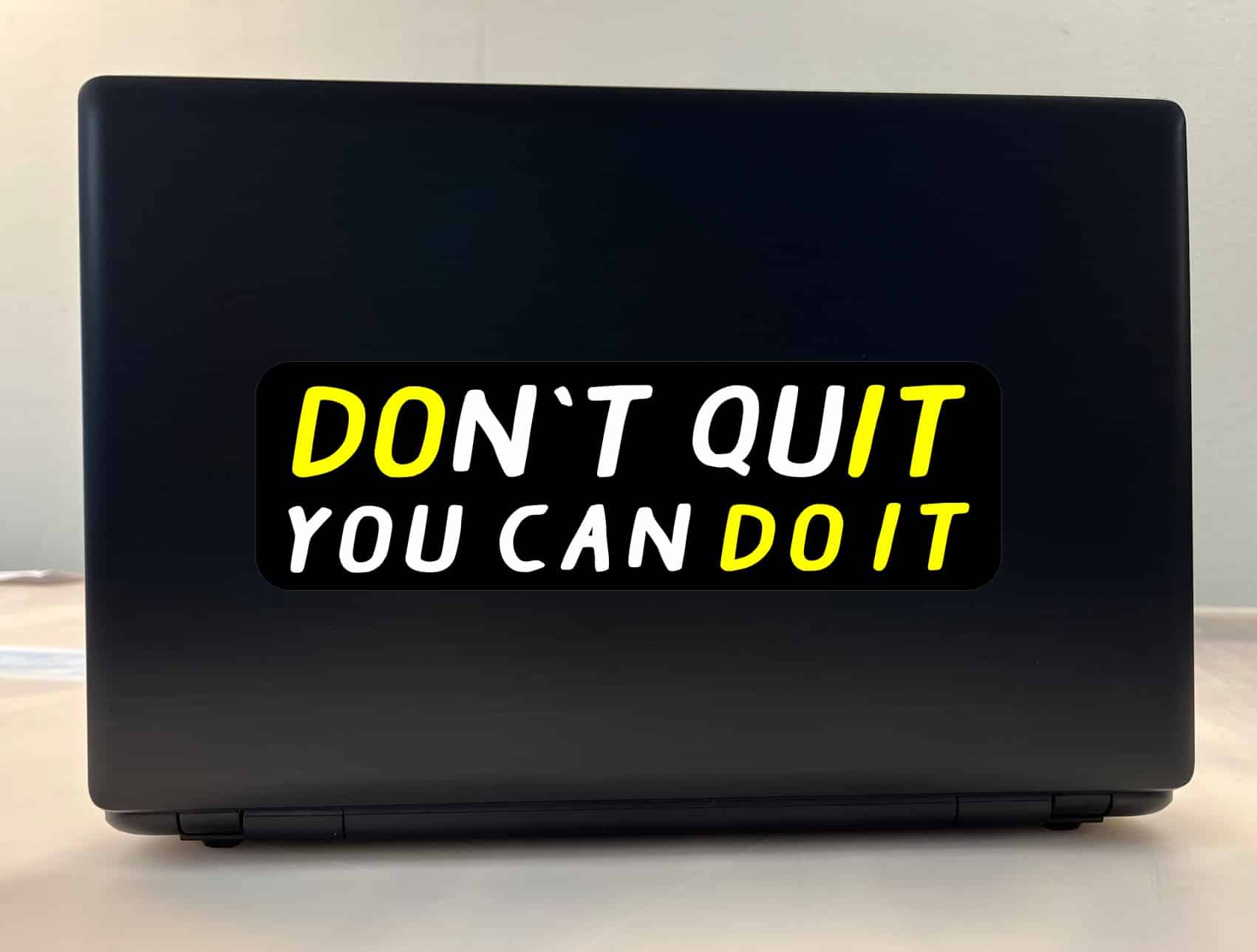 10in x 3in You Can Do It Don't Quit Bumper Sticker Vinyl Vehicle Decal