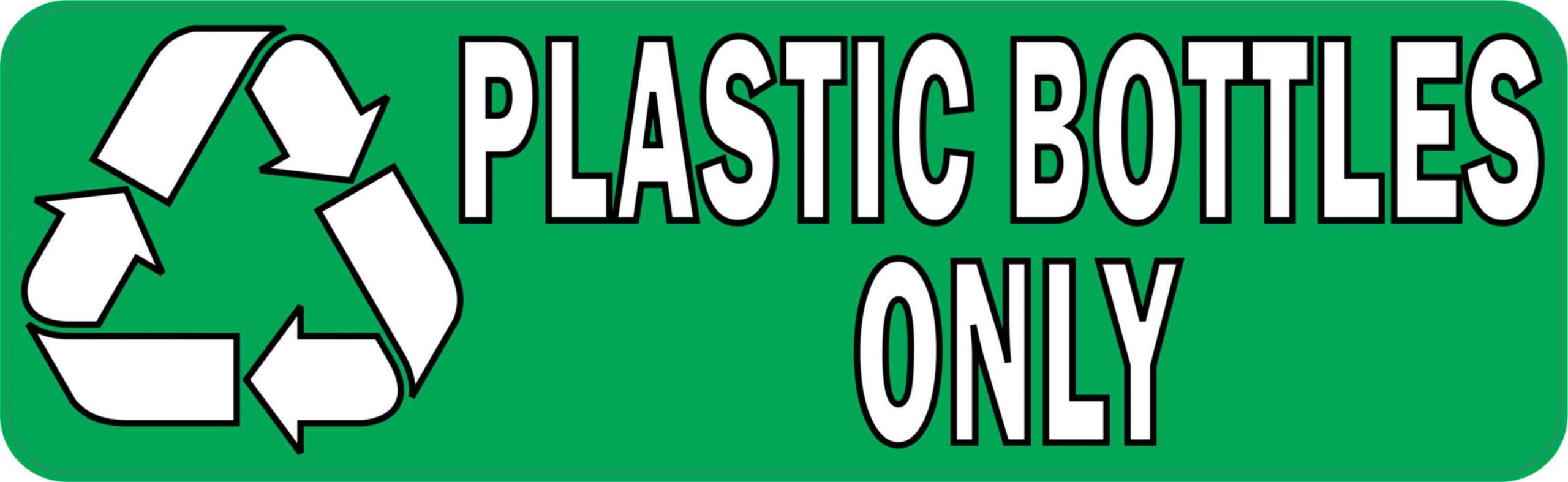 10in-x-3in-plastic-bottles-only-recycling-sticker-vinyl-sign-stickers-decal