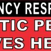 Autistic Person Lives Here Sticker