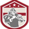 Firefighter Shield Sticker