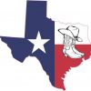 Boots and Hat Texas Sticker