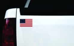5in x 3in Betsy Ross American Flag Sticker Vinyl Patriotic Decal Stickers
