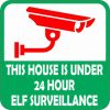 24 Hour Elf Surveillance Sticker