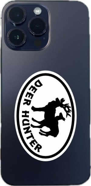 3in x 2in Oval Deer Hunter Sticker Vinyl Hunting Decal Vehicle Stickers - Image 5