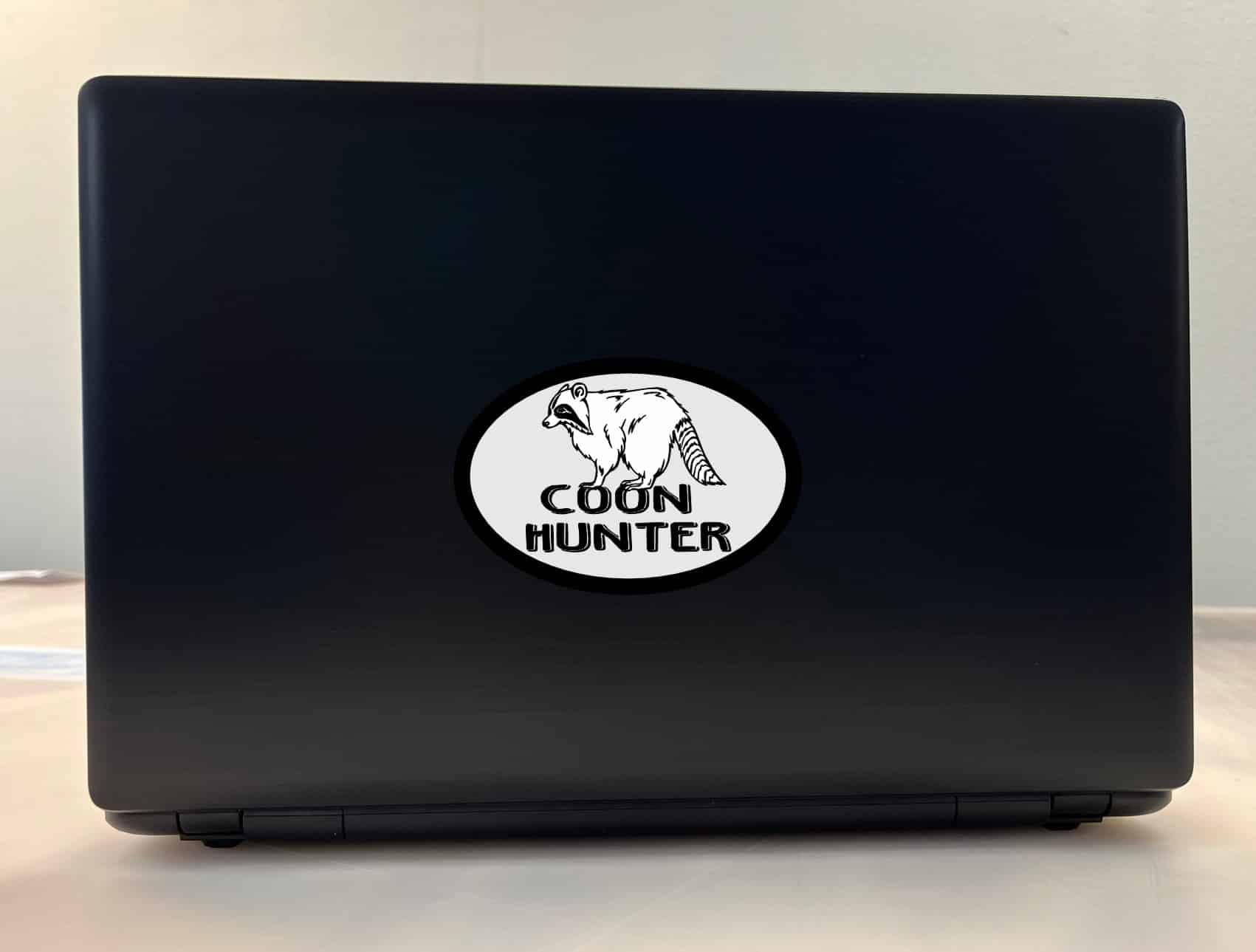 StickerTalk Oval Coon Hunter Vinyl Sticker, 4.5 inches x 3 inches - Image 3