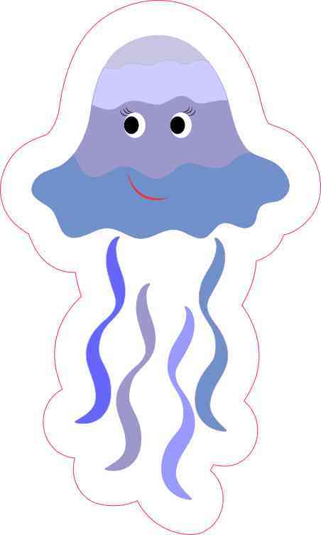 jellyfish sticker