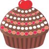 cupcake sticker