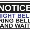 ring and wait