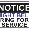 ring for service