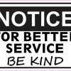 be kind