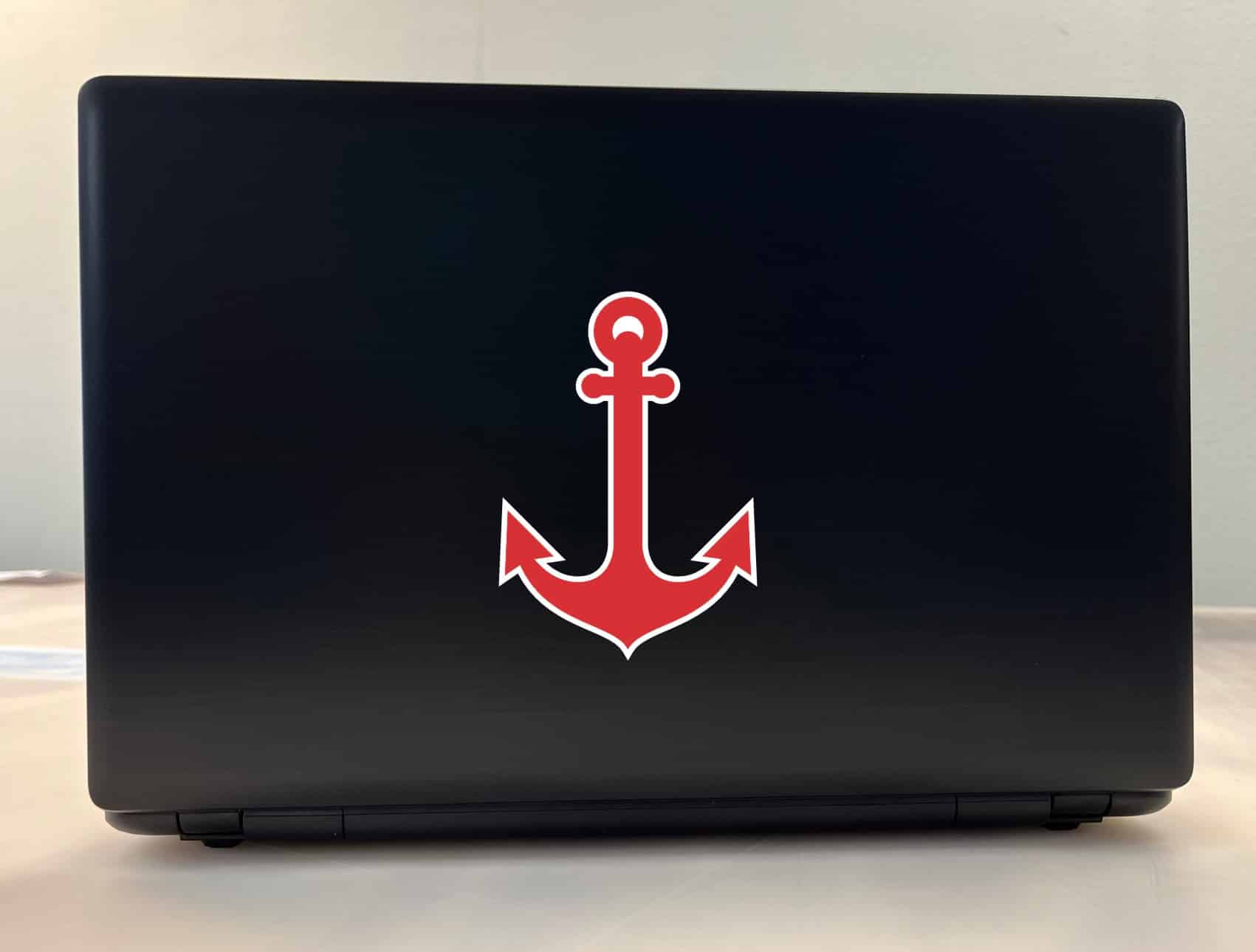 3.5in x 5in Red Anchor Sticker Vinyl Cup Decal Vehicle Window Stickers - Image 3