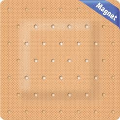 Alternative view of StickerTalk Square Bandage Magnet, 5 inches x 5 inches