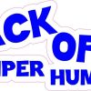 bumper humper sticker